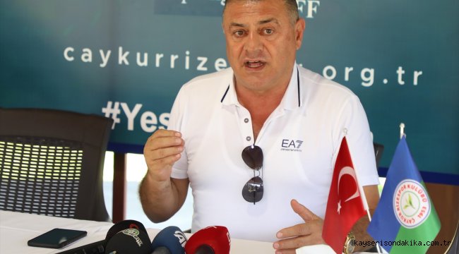 Çaykur Rizespor'da yeni transferler için tanıtım töreni düzenlendi