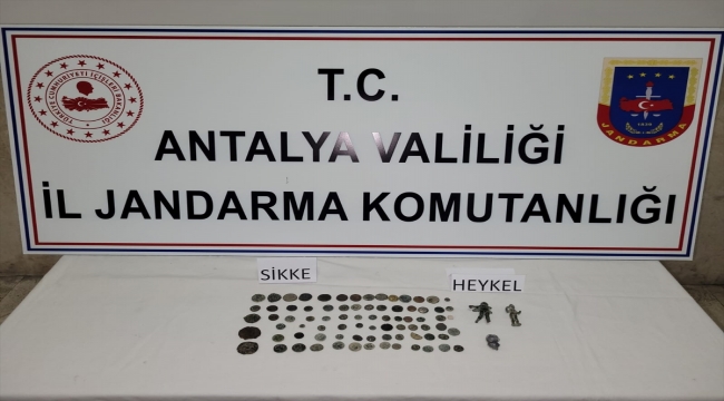 Antalya'da tarihi eser operasyonunda 2 kişi yakalandı