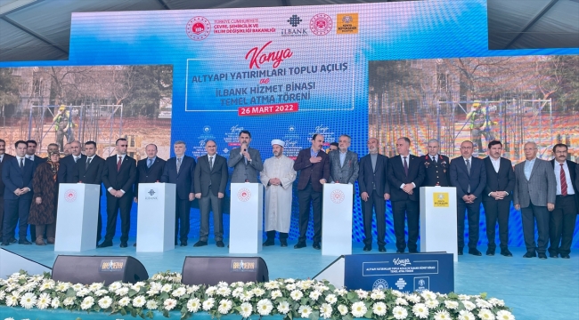 Bakan Kurum, Konya'da Temel Atma ve Toplu Açılış Töreni'nde konuştu: